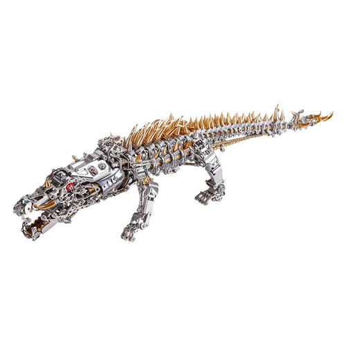 Desktrim™ | Mechanical Crocodile Metal Sculpture