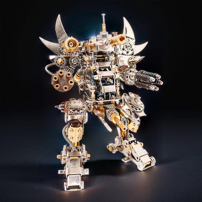 Desktrim™ | Titan Guardian Mecha Watch Stand - 3D Metal Puzzle