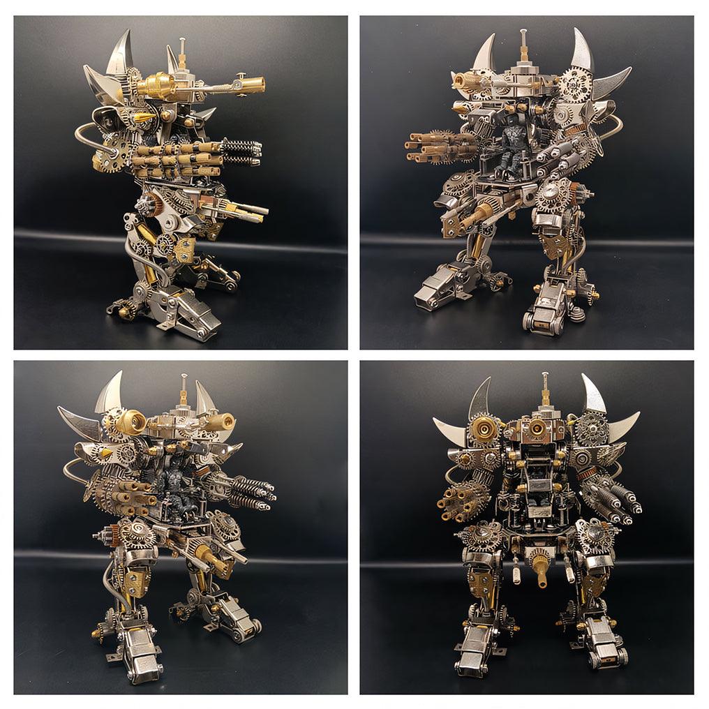 Desktrim™ | Titan Guardian Mecha Watch Stand - 3D Metal Puzzle