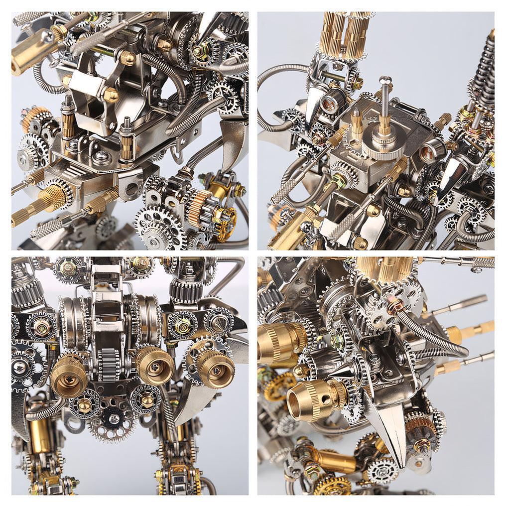Desktrim™ | Titan Guardian Mecha Watch Stand - 3D Metal Puzzle