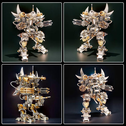 Desktrim™ | Titan Guardian Mecha Watch Stand - 3D Metal Puzzle