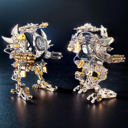 Desktrim™ | Titan Guardian Mecha Watch Stand - 3D Metal Puzzle