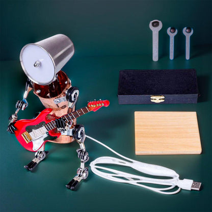 Desktrim™ | DIY 3D Metal Steampunk Hand-Assembled Robot Band Model