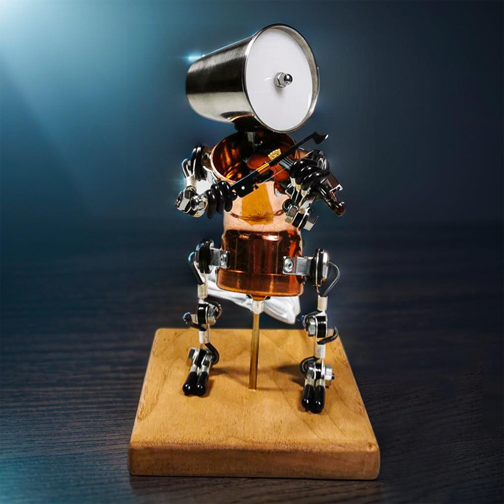 Desktrim™ | DIY 3D Metal Steampunk Hand-Assembled Robot Band Model