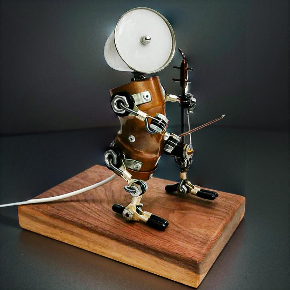 Desktrim™ | DIY 3D Metal Steampunk Hand-Assembled Robot Band Model