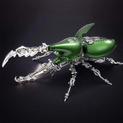 Desktrim™ | DIY 3D Beetle with Long Horn Metal Model Puzzles Kits