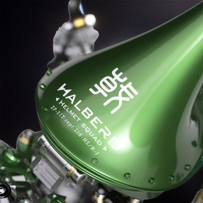 Desktrim™ | DIY 3D Beetle with Long Horn Metal Model Puzzles Kits