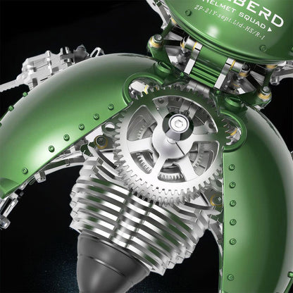 Desktrim™ | DIY 3D Beetle with Long Horn Metal Model Puzzles Kits