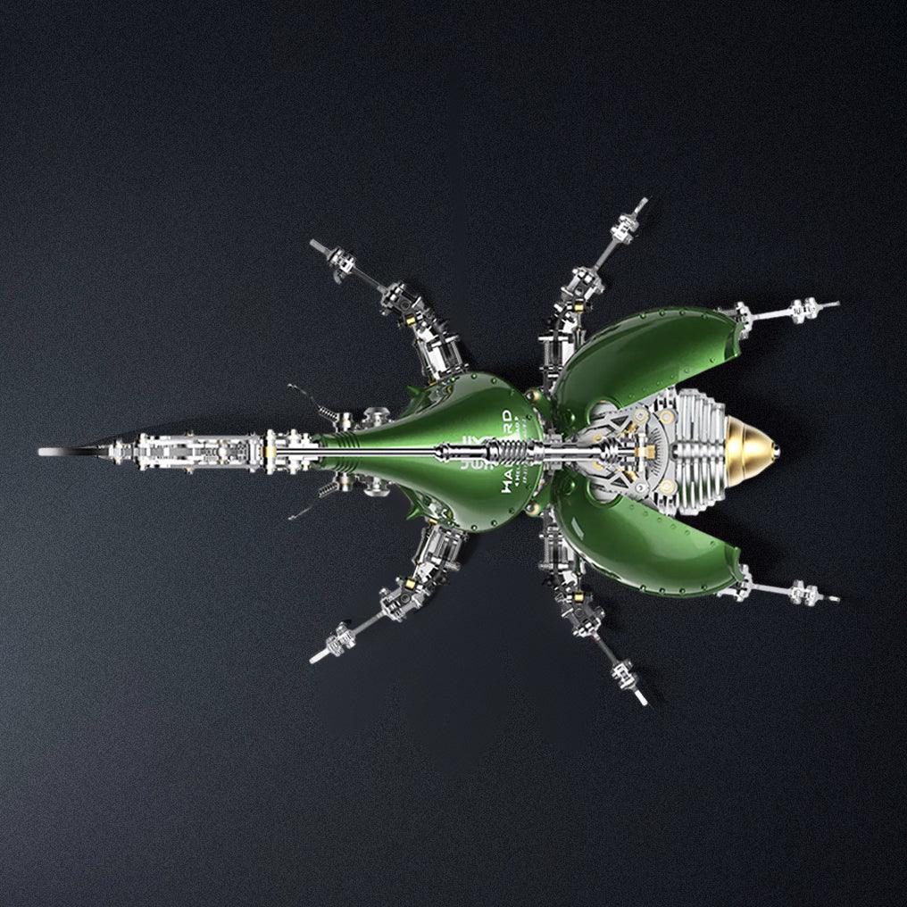 Desktrim™ | DIY 3D Beetle with Long Horn Metal Model Puzzles Kits