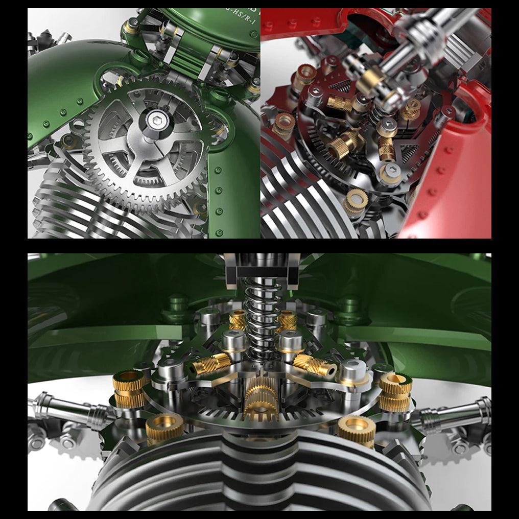 Desktrim™ | DIY 3D Beetle with Long Horn Metal Model Puzzles Kits