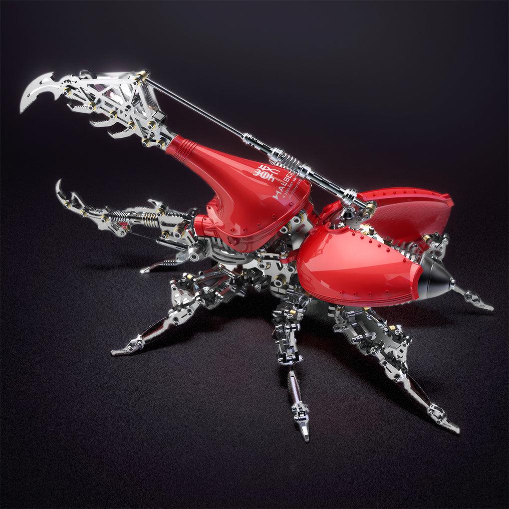 Desktrim™ | DIY 3D Beetle with Long Horn Metal Model Puzzles Kits