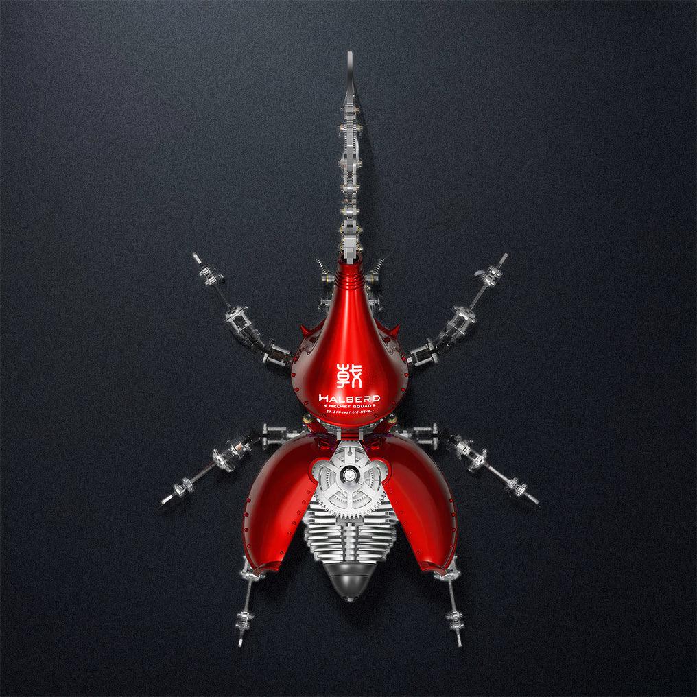 Desktrim™ | DIY 3D Beetle with Long Horn Metal Model Puzzles Kits