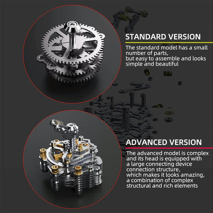 Desktrim™ | DIY 3D Beetle with Long Horn Metal Model Puzzles Kits