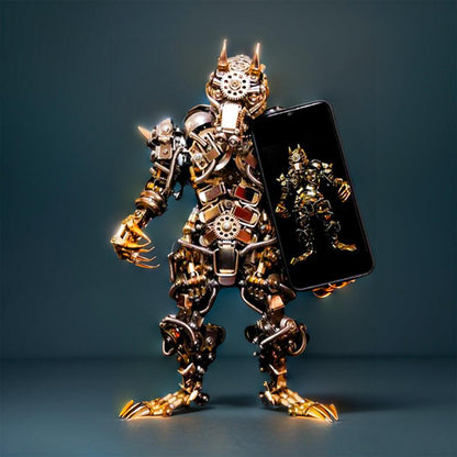 Desktrim™ | ALPHA HUNTER 3D Metal Wolfman Model Kit