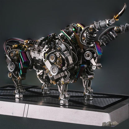Desktrim™ | DIY 3D Metal Mechanical Bull Animal Model Assembly Kit 1087Pcs