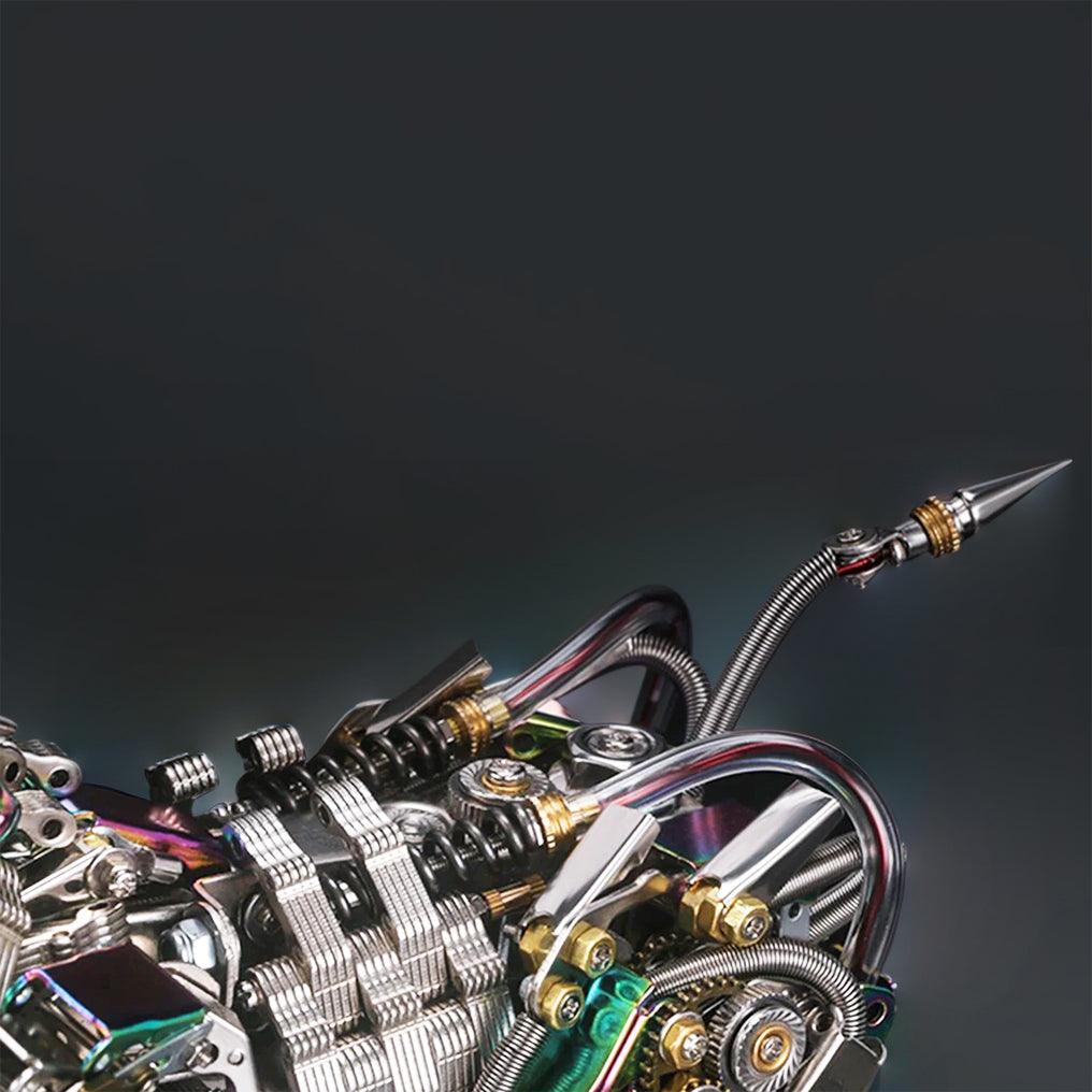 Desktrim™ | DIY 3D Metal Mechanical Bull Animal Model Assembly Kit 1087Pcs