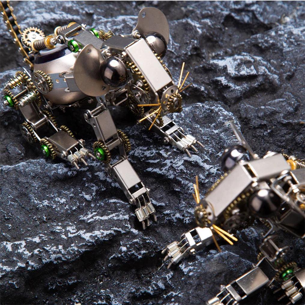 Desktrim™ | DIY 3D Metal Mechanical Puzzle Easter Mouse Assembly Animal Model Kit-525PCS