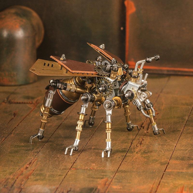 Desktrim™ | DIY 3D Metal Mechanical Puzzle Model Kit Termite with Holder