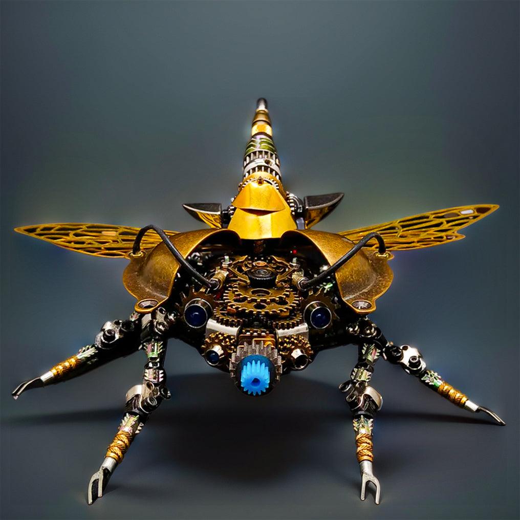 Desktrim™ | DIY 3D Metal Mechanical Rotatable Beetle Assembly Puzzle Model Kit