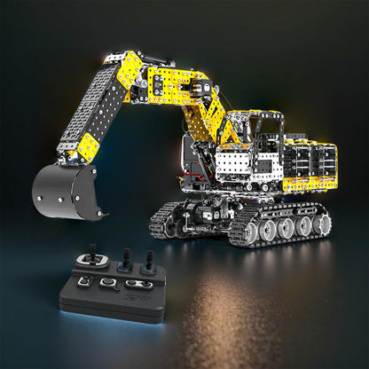 Desktrim™ | Remote Control Metal Excavator 3D Puzzle - 2544 Precision Parts