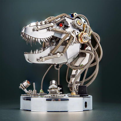 Desktrim™ | CHRONOS PREDATOR Steampunk T-Rex Head Mechanical Model Kit