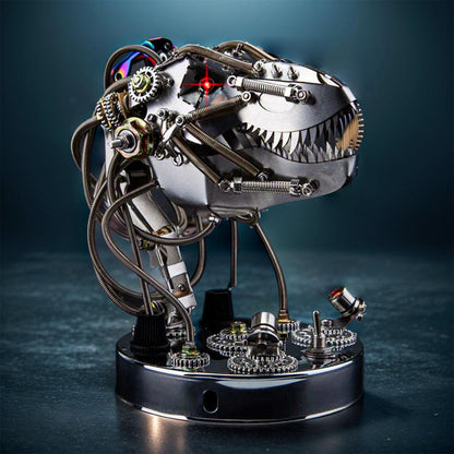 Desktrim™ | CHRONOS PREDATOR Steampunk T-Rex Head Mechanical Model Kit
