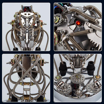 Desktrim™ | CHRONOS PREDATOR Steampunk T-Rex Head Mechanical Model Kit