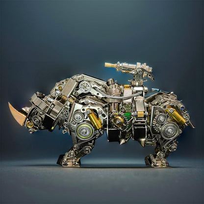 Desktrim™ | Steampunk Siege Mechanical Rhino - DIY Assembly Kit
