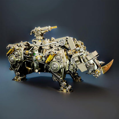 Desktrim™ | Steampunk Siege Mechanical Rhino - DIY Assembly Kit