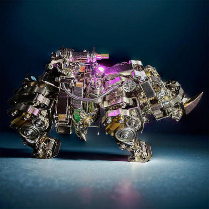 Desktrim™ | Steampunk Siege Mechanical Rhino - DIY Assembly Kit