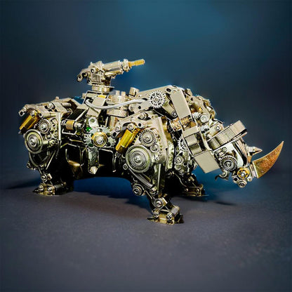 Desktrim™ | Steampunk Siege Mechanical Rhino - DIY Assembly Kit