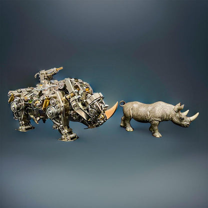 Desktrim™ | Steampunk Siege Mechanical Rhino - DIY Assembly Kit