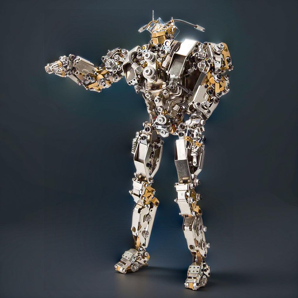 Desktrim™ | DIY 3D Steampunk Protoss Mecha Metal Model With Lights-1020+PCS