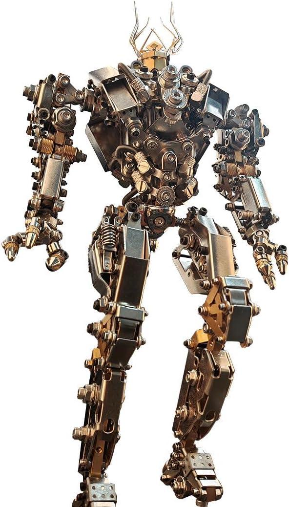 Desktrim™ | DIY 3D Steampunk Protoss Mecha Metal Model With Lights-1020+PCS