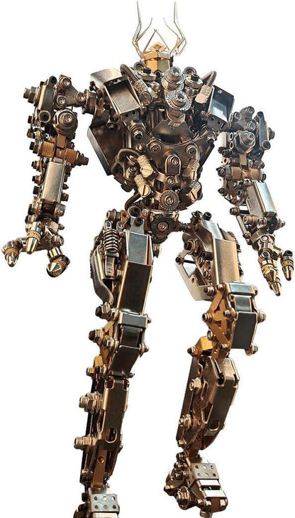 Desktrim™ | DIY 3D Steampunk Protoss Mecha Metal Model With Lights-1020+PCS
