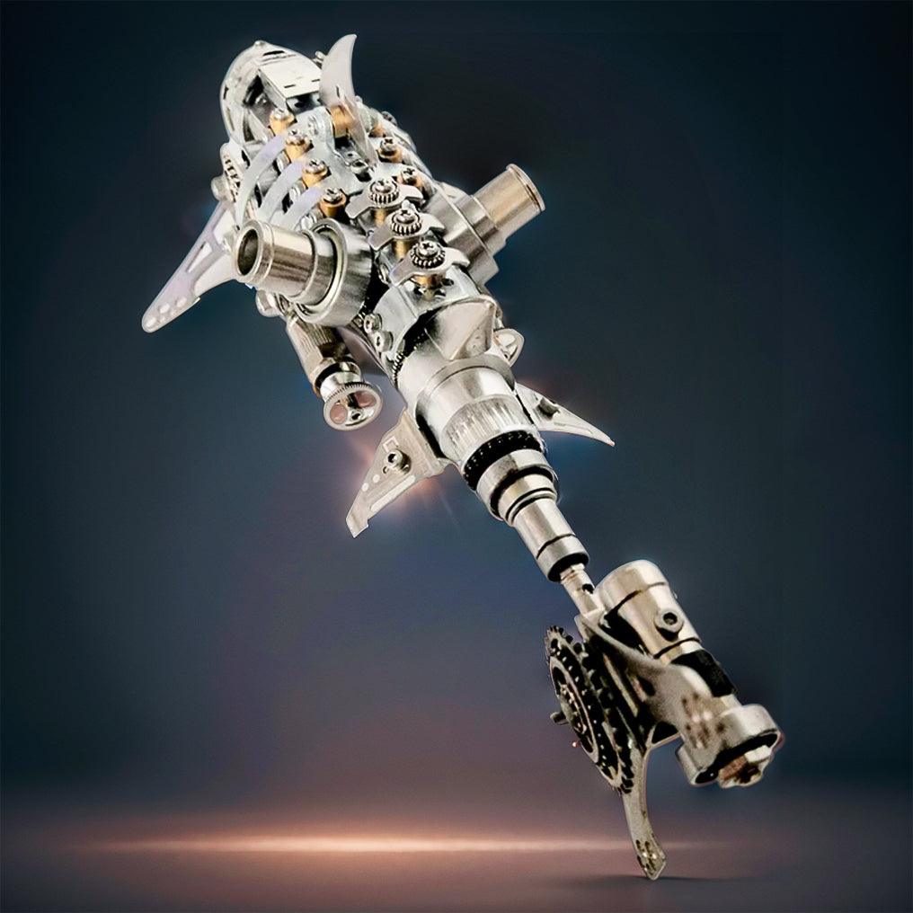 Desktrim™ | DIY 3D Metal Mechanical Shark Puzzle Model Assembly Kit-209PCS