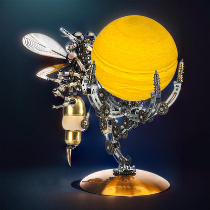 Desktrim™ | Luminous Steampunk Wasp Mechanical Model Kit