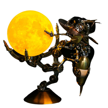Desktrim™ | Luminous Steampunk Wasp Mechanical Model Kit