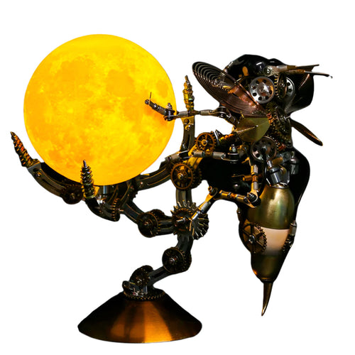 Desktrim™ | Luminous Steampunk Wasp Mechanical Model Kit