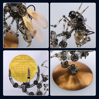 Desktrim™ | Luminous Steampunk Wasp Mechanical Model Kit