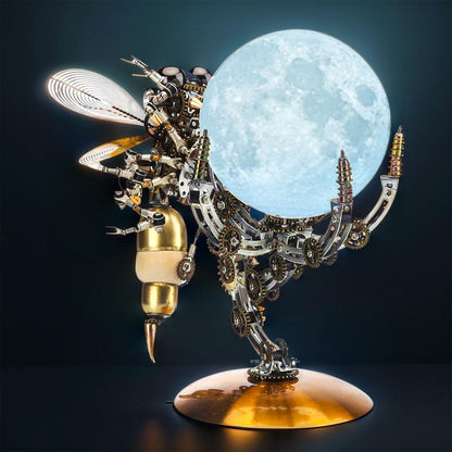 Desktrim™ | Luminous Steampunk Wasp Mechanical Model Kit