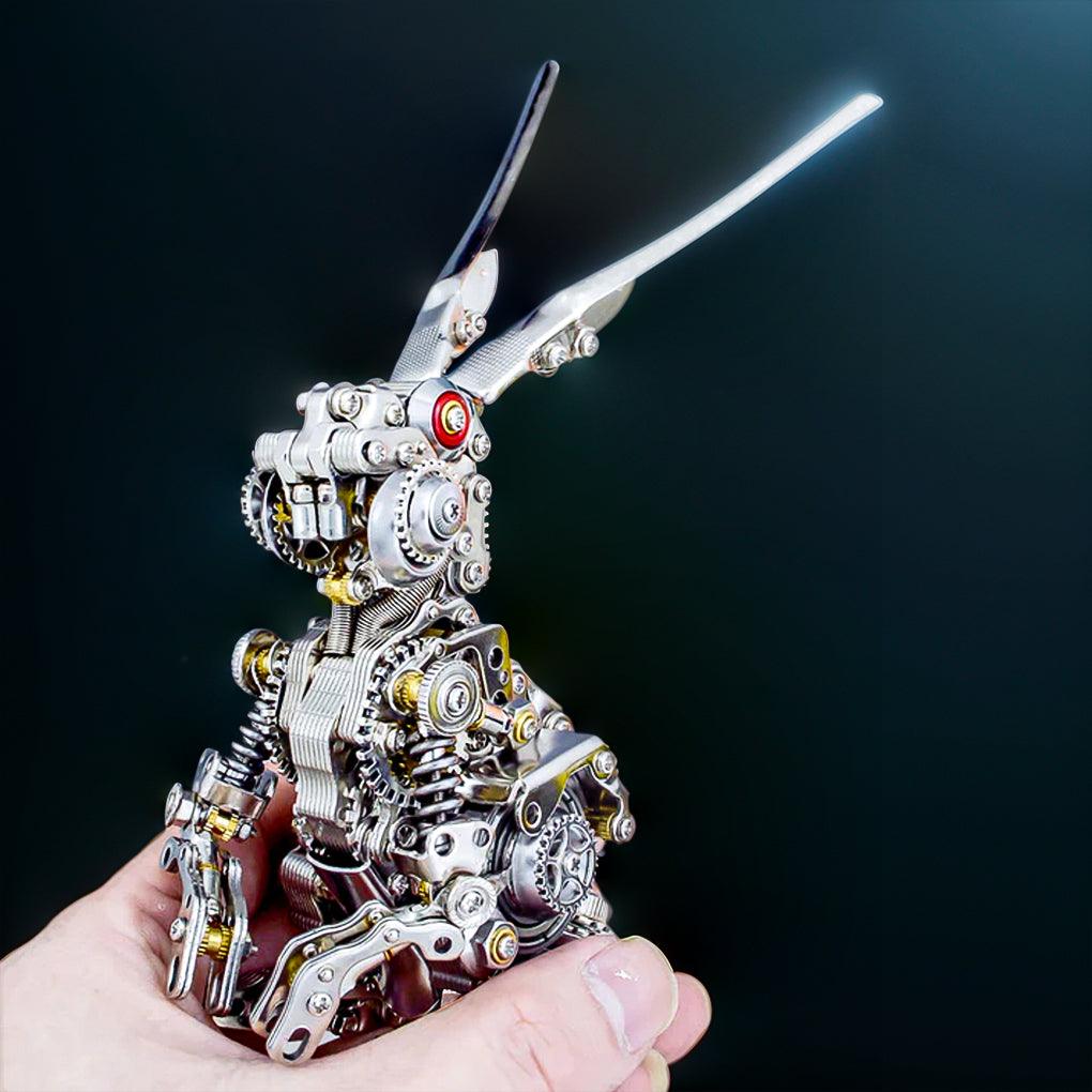 Desktrim™ | GEARSPRING REBEL 3D Metal Punk Mechanical Rabbit Model Kit