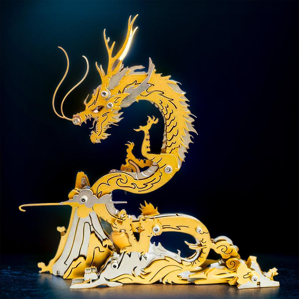 Desktrim™ | Dragon on the Mountain Mythical Creature Model Kit
