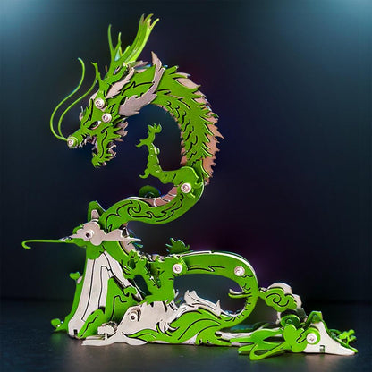 Desktrim™ | Dragon on the Mountain Mythical Creature Model Kit