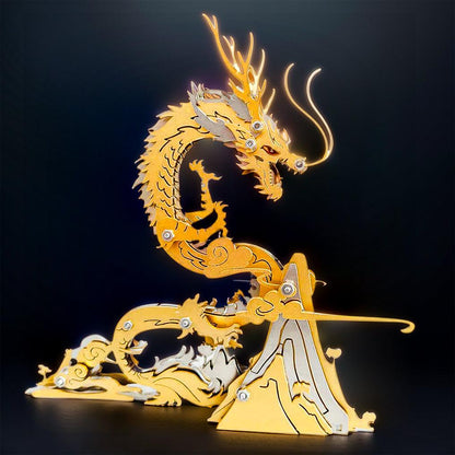 Desktrim™ | Dragon on the Mountain Mythical Creature Model Kit