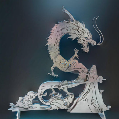 Desktrim™ | Dragon on the Mountain Mythical Creature Model Kit