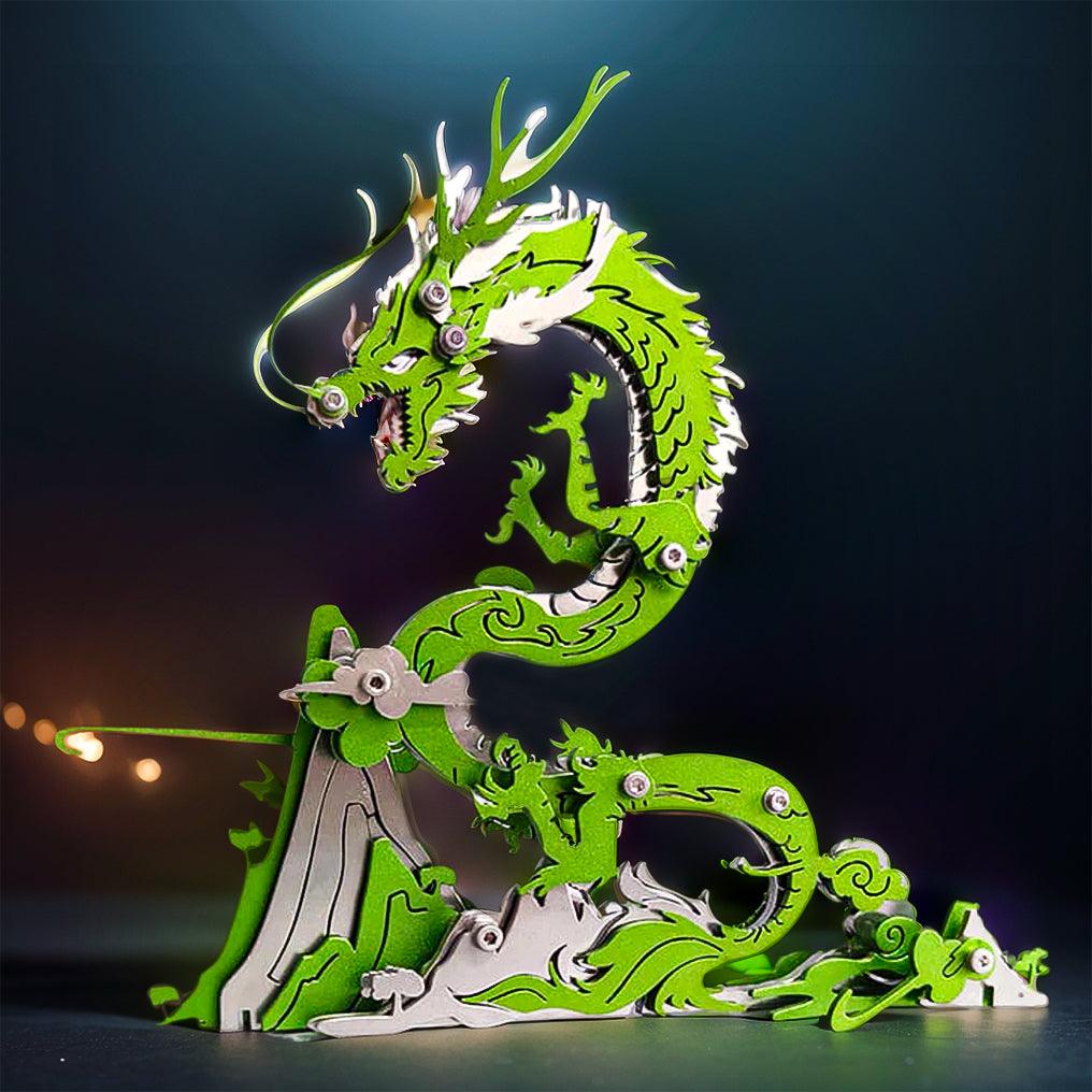 Desktrim™ | Dragon on the Mountain Mythical Creature Model Kit