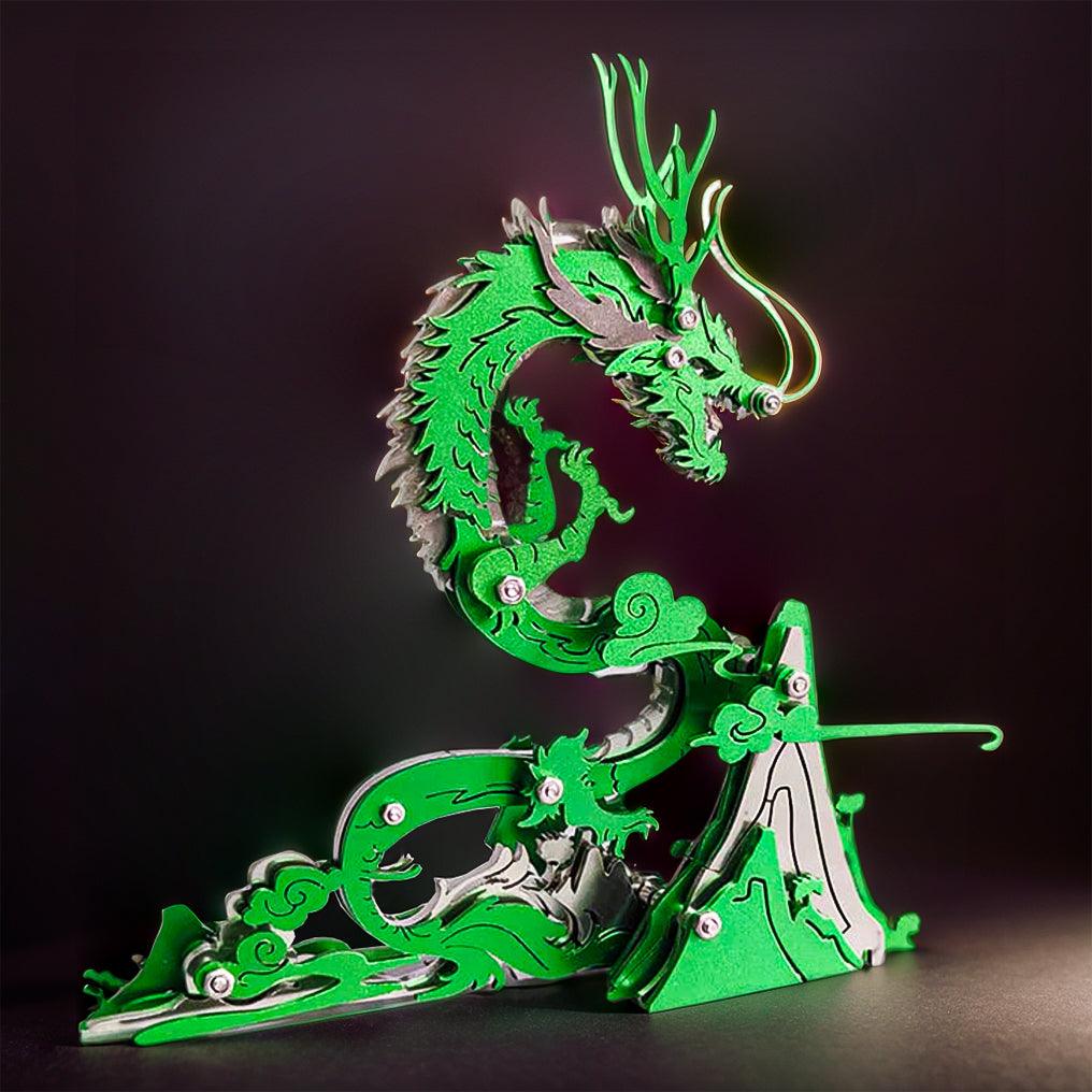Desktrim™ | Dragon on the Mountain Mythical Creature Model Kit