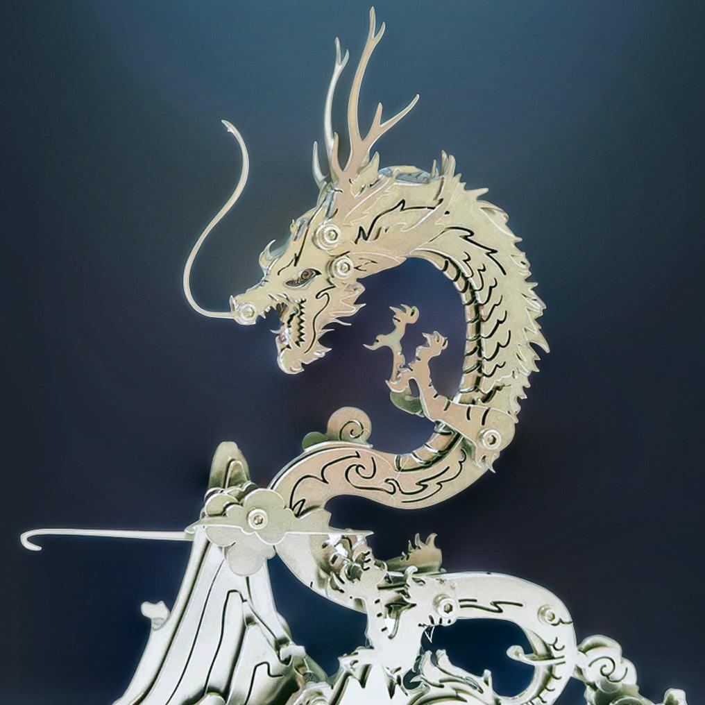 Desktrim™ | Dragon on the Mountain Mythical Creature Model Kit