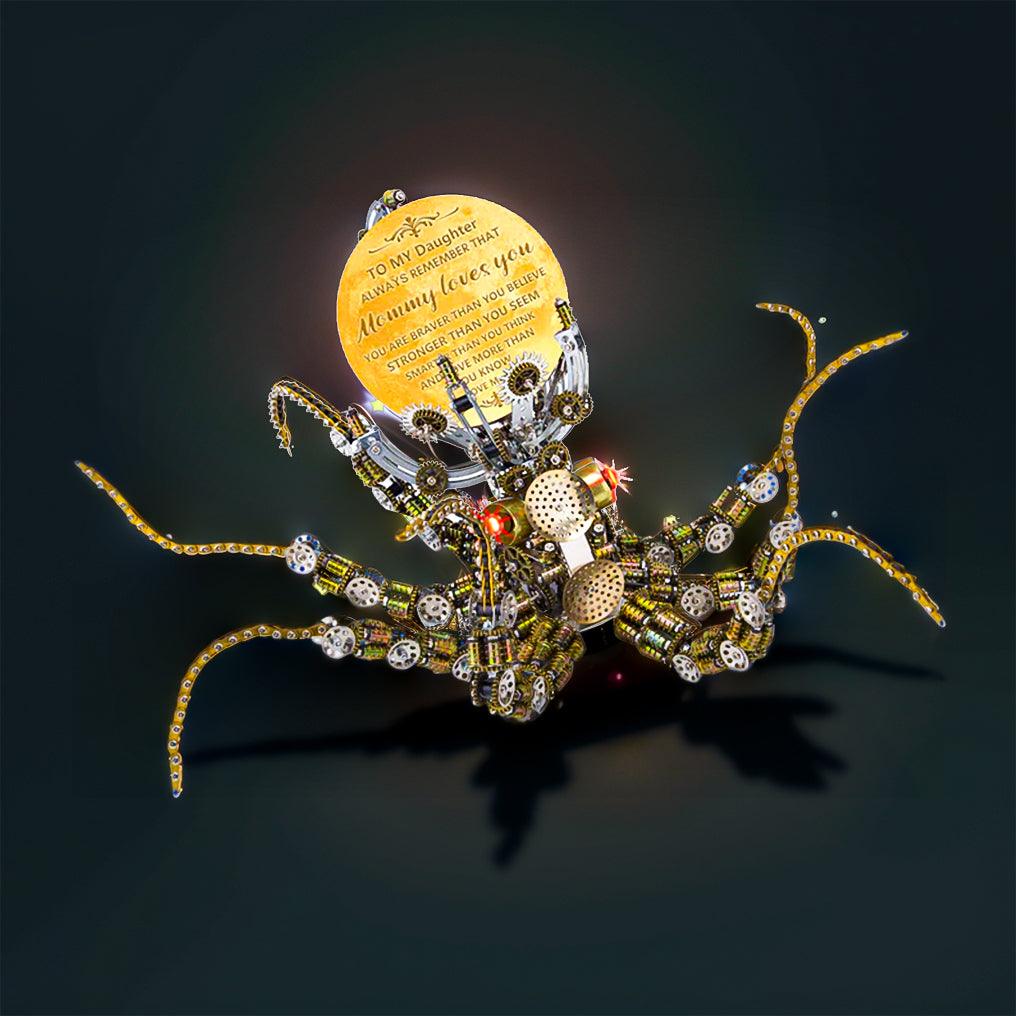 Desktrim™ | Galactic Kraken 3D Metal Steampunk Puzzle